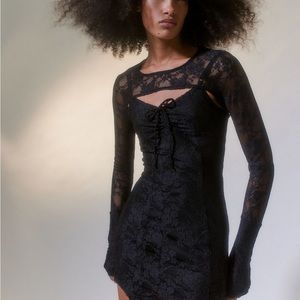 Urban outfitters Elise Lace mini two piece Dress